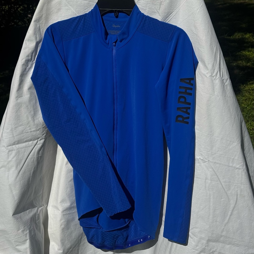 Rapha Pro Team Long Sleeve Aero Jersey Blue Men’s Large